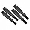 4 Pieces Double Face Trimmer Cleaning Brush Clipper Pinceau de nettoyage Pinceau pour hommes