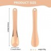 5 Pièces Cuillère de Maquillage en Métal, Mini Spatule de Maquillage en Métal, Spatule de Maquillage en Métal, Cosmétique Vis