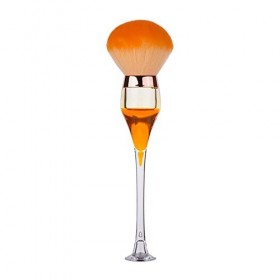 Pinceau de voyage, visage, poudre, blush, avec couvercle, pour poudre, blush, bronze, stylo fluorescent, poudre, cosmétique, 