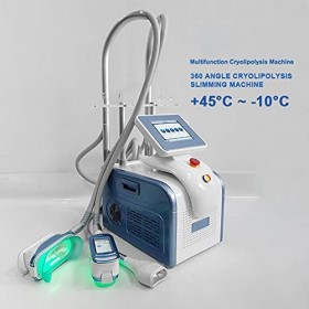 SFLCYGGL Système de Sculpture Corporelle au Congélateur Gras, 360° Cryolipolysis Corps Minceur Masseur avec 3 Poignées