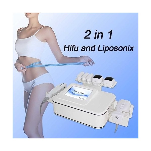 LVYE1 MRMF Appareil de beauté HIFU, 2 en 1 Liposonix Élimination des Graisses Perte de Poids Beauté raffermissante Lifting du