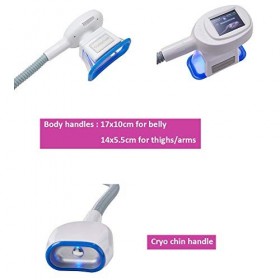 NSWD Multifonctionnel Geler Minceur Machine Graisse Suppression Machine Beauté Équipement avec 3 Poignées pour Perte de Poids