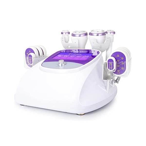 LVYE1 MRMF Machine multifonctionnelle de beauté faciale 5 en 1, Massage de la Peau EMS RF Anti Cellulite, Resserrement de la 