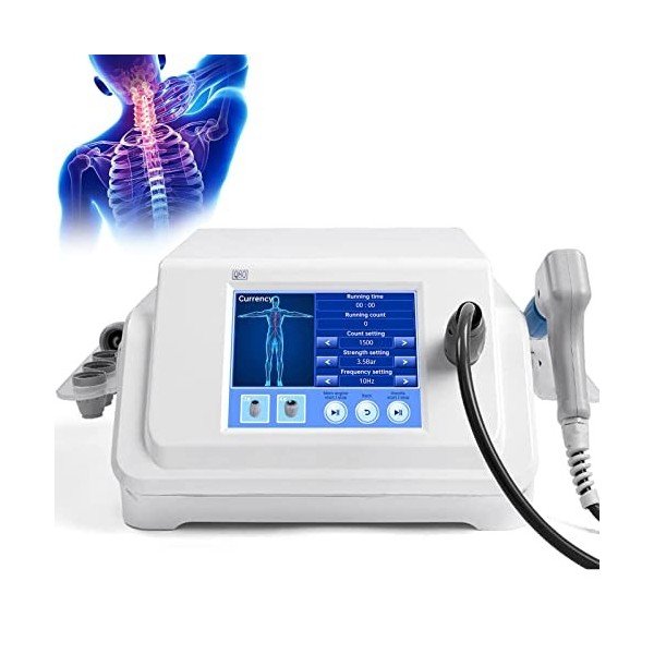 Cepten Machine À Ondes De Choc 8 Pouces pour Ed Dispositif À Ondes De Choc ESWT avec 5 Têtes De Massage Et 2 Projectiles PCS