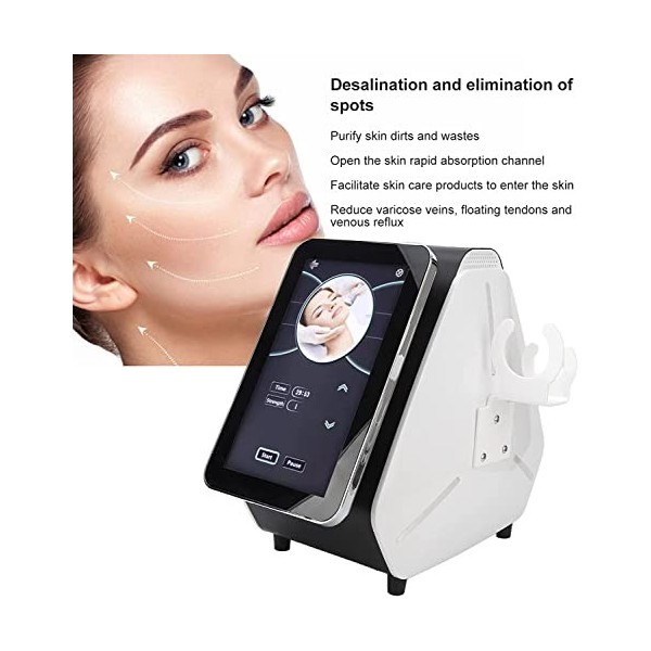 FOEZOE Masseur De Visage Professionnel pour Les Soins De La Peau Machine De Beauté De La Peau RF pour Le Rajeunissement De La