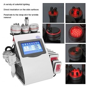 AMiwet Machine De Sculpture Corporelle 9 en 1 Appareil Multifonctions pour Amincir Le Corps Outil De Soins De La Peau pour Un