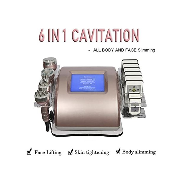 RF Cavitation Lipo Cavitation Laser Minceur 6 en 1