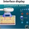 Électrique Geler Minceur Machine Cryolipolyse Graisse Instrument De Lipolyse Corps Minceur Machine Avec 3 Poignées Congelé Éc