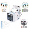 Hydrafacial Machine Professionnel Peeling Visage Professionnel Dermabrasion Visage Radiofréquence Visage Appareil Ultrason Hy