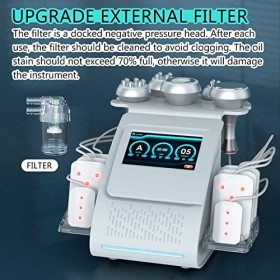 Machine De Mise en Forme du Corps 6 en 1 Appareil De Cavitation RF Appareil Amincissant Dispositif De Beauté Anti-Cellulite p