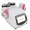 LVYE1 MRMF Machine de beauté à cavitation 6 en 1 40K, Soins de la Peau du Corps et du Visage Anti-Rides aspirateur RF élimina