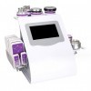 LVYE1 MRMF Appareil de cavitation 9 en 1 40K, Appareil de beauté Multifonctionnel Les Soins la Peau Appareil Massage pour Le 