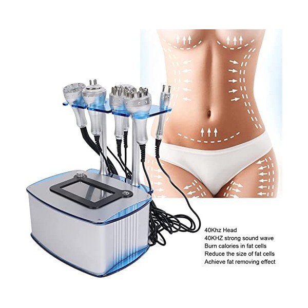 LVYE1 MRMF Machine de Sculpture corporelle 7 en 1, Appareil de beauté Machine à brûler Les Graisses 40K, Machine de Massage d