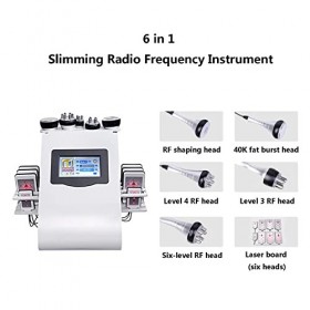Machine De Beauté Appareil De Tonification du Corps 6 en 1 Appareil Professionnel De Remodelage du Corps pour Le Ventre La Ta