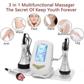 LVYE1 MRMF Appareil de beauté, Appareil de beauté à cavitation 40K, Appareil Massage Multifonctionnel 3 en 1 pour lamincisse