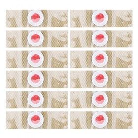 Lot de 12 Tampons Anti-verrues, élimination des étiquettes de Peau de Sérum aux Herbes pour les Jambes, les Mains et les Bras