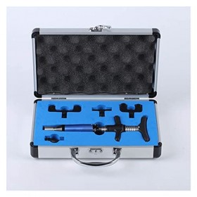 JUJETO 6 Niveaux 4 Heads Chiropractic Ajusting Tool Spine Impulse Activator Therapy Thérapie Manual Chiropractic Adjusting Gu