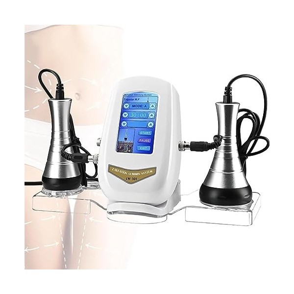 LVYE1 MRMF Appareil de beauté 3 en 1 40K pour lamincissement du Corps, Appareil de beauté à cavitation, Appareil de beauté a