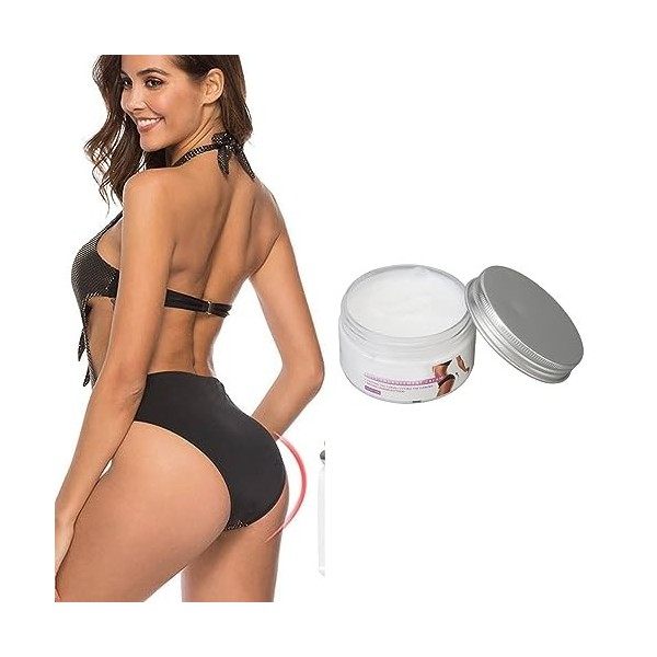 Crème Damélioration des Fesses, 100 G de Crème Raffermissante et Liftante pour Femmes, Raffermit et Hydrate les Fesses, Amél