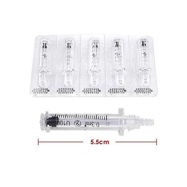 JQUAN Hyaluron Pen 3ml Atomiseur Équipement Datomisation Instrument De Beauté Soins 5pcs 3ml Syringe