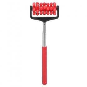 Masseur télescopique Dos Muscle Roller, Dos Scratcher Réglable Dos Tête Bras Scratch Roller pour Muscle Relax pour Athlètes, 