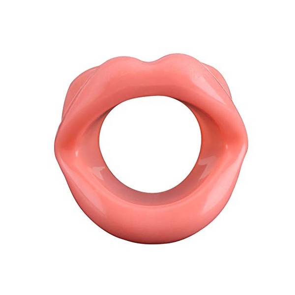 Visage de lèvres de silicone, lèvres de muscle en caoutchouc dexercice mince de formateur de lèvre pour unisexe