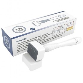 Microneedling Derma Stamp - Microneedling Dermaroller - Microneedle Roller Pen Réglable - Microneedle Stamp Derma Roller Pen 