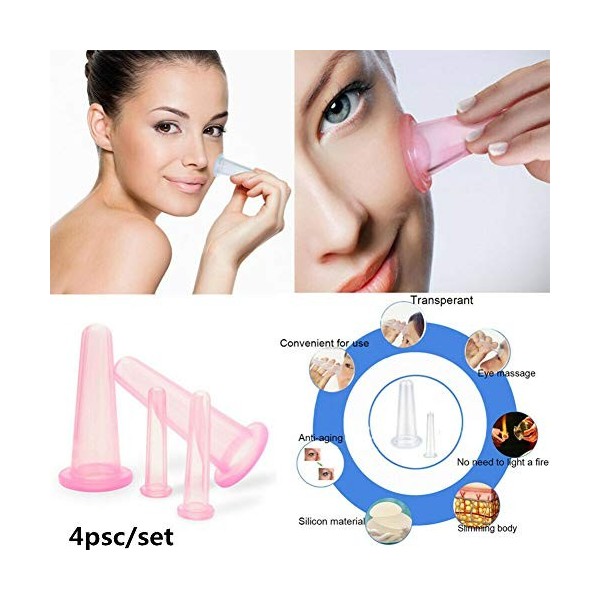 NINGWANG Silicone Naturel Visage Ventouses Ventouse Visage Push Huile Shujing Aspiration Visage Artefact