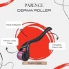 PARENCE - Derma Roller, 0.3 mm Dermaroller Visage, Roller Micro Aiguille pour Stimule Repousse Cheveux/Pousse Barbe - 540 aig