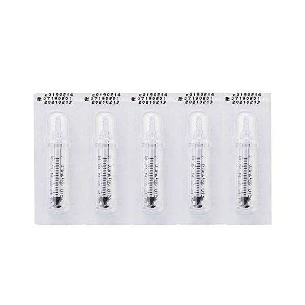 5pcs 0.3ml tête dampoule, accessoire de stylo hyaluronique tête dampoule tête daiguille de massage atomiseur stylo de mach