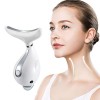 VOOADA Appareil Anti Rides Visage,3 Modes Vibration Haute Fréquence Appareil de Beauté massage, Face lifting visage Anti-âge 