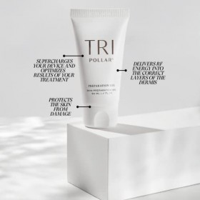TriPollar Stop Preparation Gel 50 ml - Améliore lutilisation de tous les appareils de raffermissement du visage par radiofré