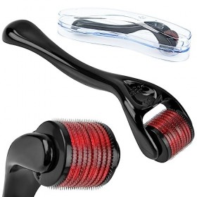 Derma Roller Rouleau à Barbe, Dermaroller pour Visage Rouleau pour Visage Dermaroller pour Soins de Peau Favoriser Absorption