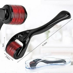 Derma Roller Rouleau à Barbe, Dermaroller pour Visage Rouleau pour Visage Dermaroller pour Soins de Peau Favoriser Absorption