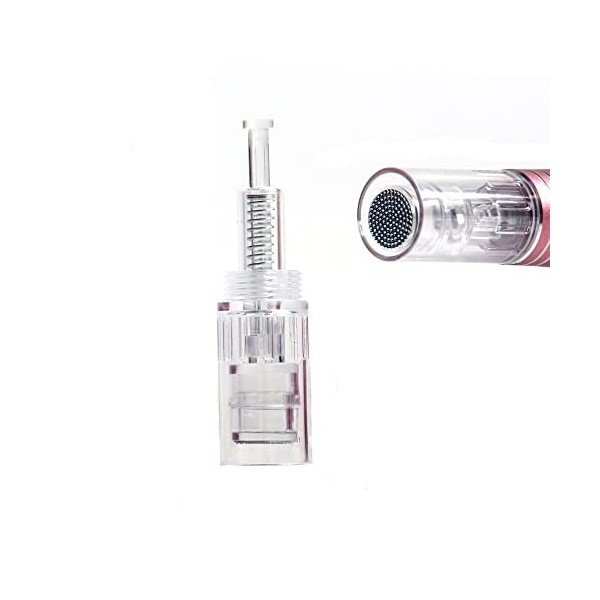 MONA 10 Pièces Épingles Remplacement Cartouches Aiguilles Derma Stylo pour Auto Derma Stylo Électrique à Micro Aiguille Roun