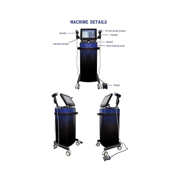 La ride partielle de machine de cry-stallite r.f.nee-dle réduisent le contour de corps de ligne fine