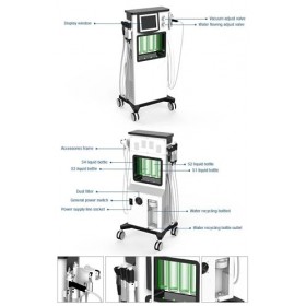 Hy-dro Machine faciale Aqua Peeling O-xy-gen Serrage facial de peau