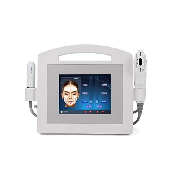 2 in 1 Portable 3DFace Lifting Anti Aging Vmax Radar Line Carve Body Slimming Beauty Machine with 3Cartridges and 6 Radar Hea