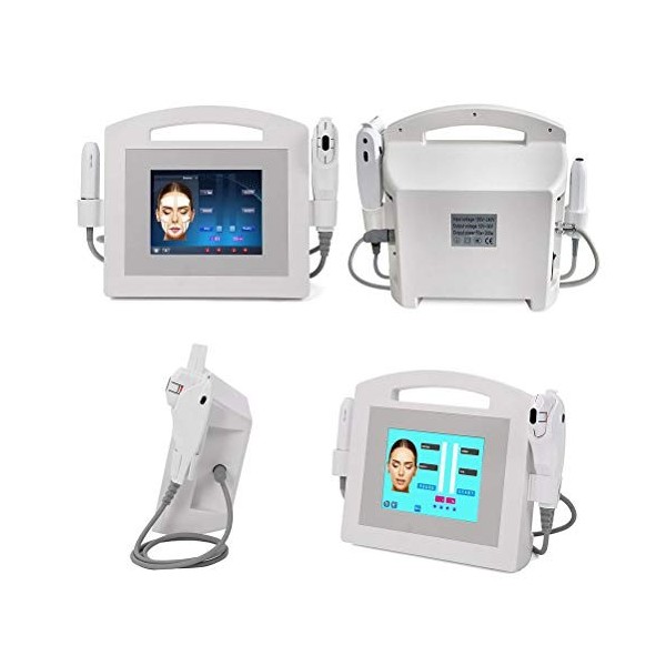 2 in 1 Portable 3DFace Lifting Anti Aging Vmax Radar Line Carve Body Slimming Beauty Machine with 3Cartridges and 6 Radar Hea