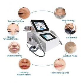 SFLCYGGL 7D HIFU et Liposonic Anti-vieillissement & Élimination des Rides & Perte de Poids Machines, 2 en 1 Portable Lifting 