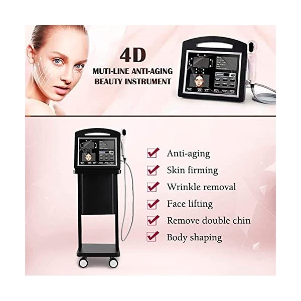 WALLDOR Machine de Levage de Visage 4D HIFU à ultrasons focalisés à Haute intensité raffermissant léquipement de beauté équi