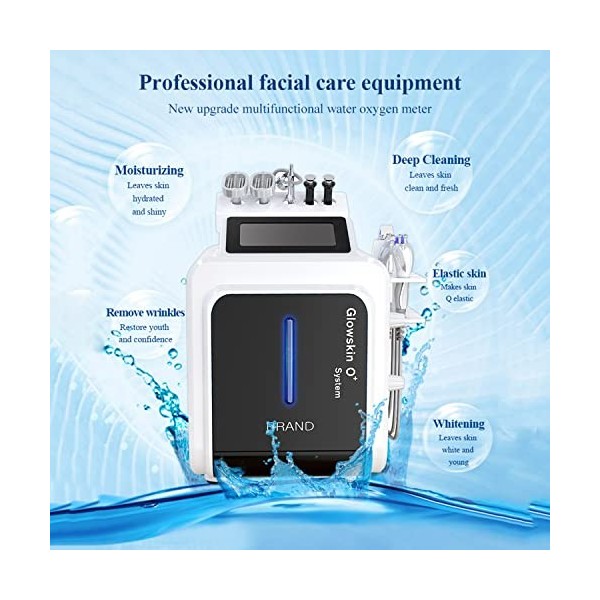 Machine de Beauté Faciale Hydro Dermabrasion Appareil de Microdermabrasion Multifonction pour Élimination de lacné des Point