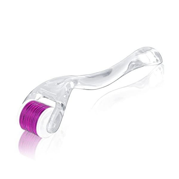 LOPHE Derma Roller, Derma Roller 0.5mm Dermaroller Visage, Roller Micro Aiguille pour Anti-rides Anti-âge Retrait de Cicatric