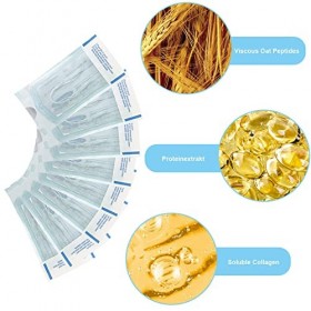 Fil de Collagene pour Le Visage,Face Lift,Lifting Visage,Face Lifting Bande pour Le raffermissement de la Peau Visage de Leva