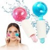 2 pcs Boules De Massage Faciales De Refroidissement, Cryo Roller Gelé Pour Massage Du Visage, Globes de Glace de Beauté pour 