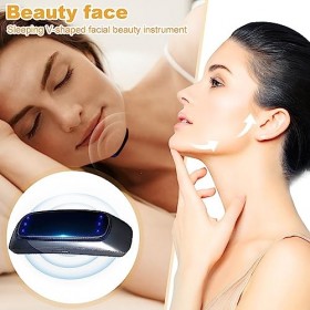 BNGXR Appareil de Beauté pour Le Visage en V Endormi, 2 PCS Masseur Intelligent pour Le Visage en V, Masseur de Levage du Vis