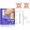 Face Lift Tape, 60 Pièces Lifting Visage Autocollant, Invisible de Levage de Visage en Forme de V, Lifting Cou et Yeux Menton