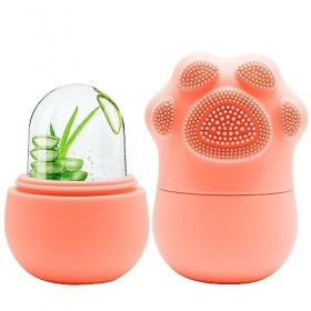 Rouleaux de Glace en pour Le Visage,Ice Roller,Rouleau à Glace Réutilisable en Silicone,pour la maison, le salon, les cadeaux