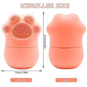 Rouleaux de Glace en pour Le Visage,Ice Roller,Rouleau à Glace Réutilisable en Silicone,pour la maison, le salon, les cadeaux