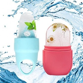 Rouleau à Glace, Ice Roller, Bac à Glace pour Visage et Yeux, Rouleau à Glace Facial, Raffermir la Peau, Glacer la peau, Elim